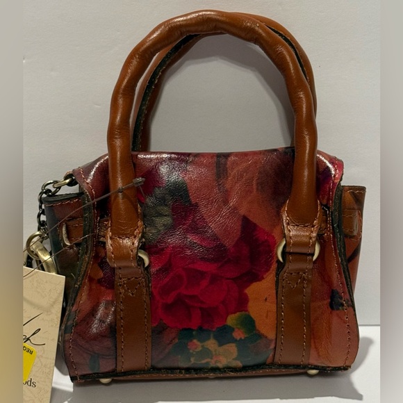 Patricia Nash Mini Vienna Floral Charm Keychain - Multi Print NWT - Picture 3 of 15